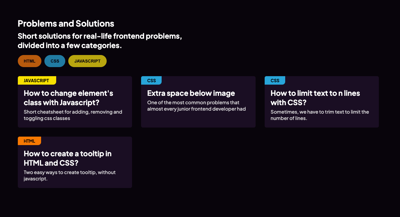 Frontend common problems and solutions
