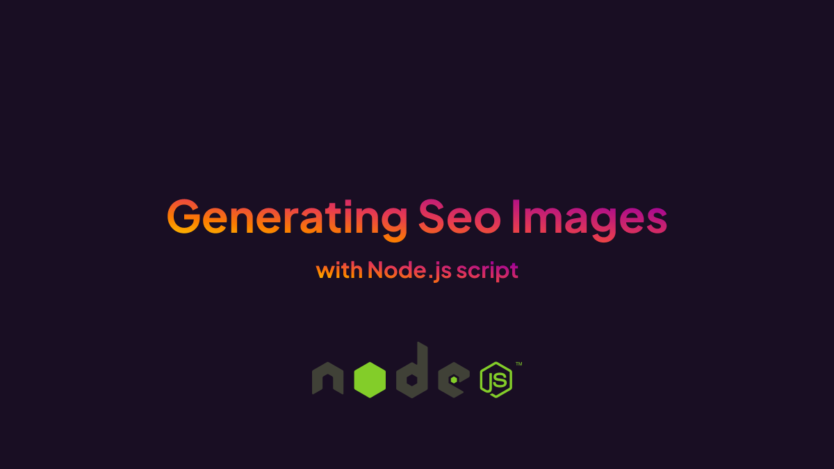 Generating seo images with node.js script