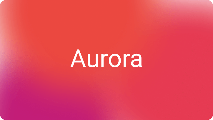 Aurora UI example of usage